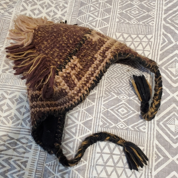 2/$8 ❄︎ Brown City Hunter Winter Mohawk hat beanie skully cap 🥶 ❄️ - Picture 8 of 12